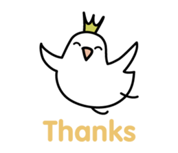 White Birds in the happy days sticker #13144420