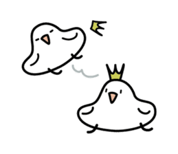 White Birds in the happy days sticker #13144423