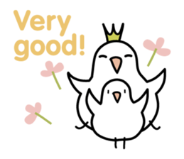 White Birds in the happy days sticker #13144429