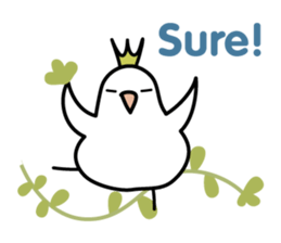 White Birds in the happy days sticker #13144432