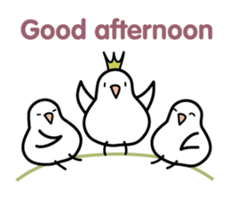 White Birds in the happy days sticker #13144434