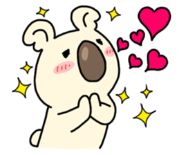 Happy koala sticker 1 sticker #13144606