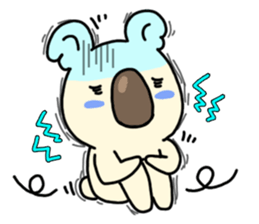 Happy koala sticker 1 sticker #13144633