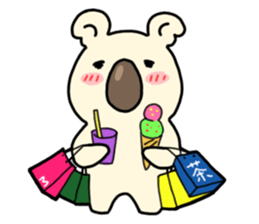 Happy koala sticker 1 sticker #13144640