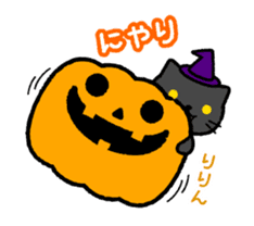 Move! Big bell cat Halloween Ver. sticker #13144649