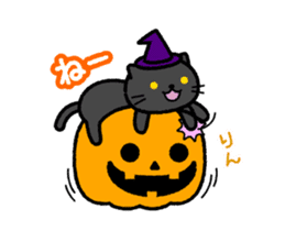 Move! Big bell cat Halloween Ver. sticker #13144650