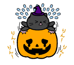 Move! Big bell cat Halloween Ver. sticker #13144653