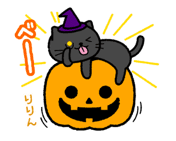 Move! Big bell cat Halloween Ver. sticker #13144664