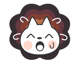 Fun cat-ish sticker sticker #13144929