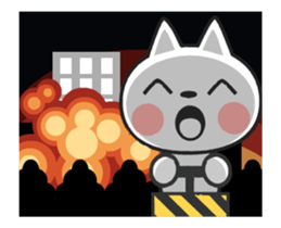 Fun cat-ish sticker sticker #13144933