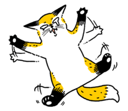 Fox and small Fox sticker #13145039