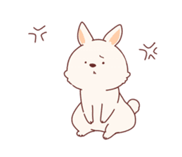 cute rabbit Hiroshi-kun sticker #13145343