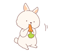 cute rabbit Hiroshi-kun sticker #13145354