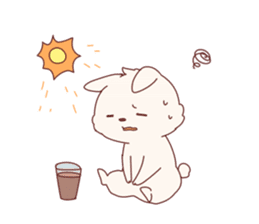 cute rabbit Hiroshi-kun sticker #13145356