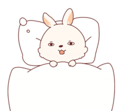 cute rabbit Hiroshi-kun sticker #13145358