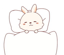 cute rabbit Hiroshi-kun sticker #13145360