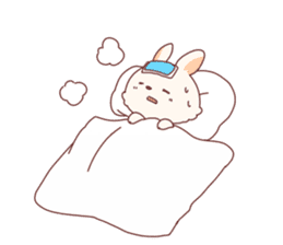 cute rabbit Hiroshi-kun sticker #13145366