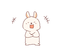 cute rabbit Hiroshi-kun sticker #13145367