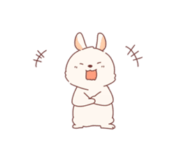 cute rabbit Hiroshi-kun sticker #13145367