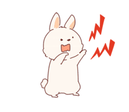 cute rabbit Hiroshi-kun sticker #13145369