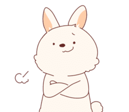 cute rabbit Hiroshi-kun sticker #13145370