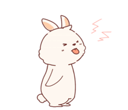 cute rabbit Hiroshi-kun sticker #13145371