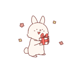 cute rabbit Hiroshi-kun sticker #13145372