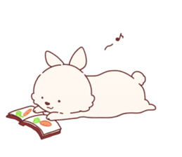 cute rabbit Hiroshi-kun sticker #13145373