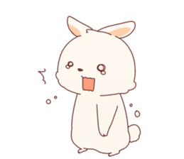 cute rabbit Hiroshi-kun sticker #13145377