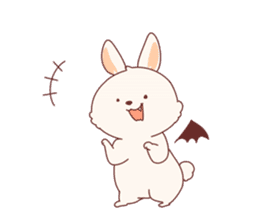 cute rabbit Hiroshi-kun sticker #13145379
