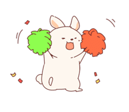 cute rabbit Hiroshi-kun sticker #13145380