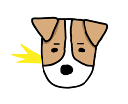 FIN of jack Russell terrir sticker #13145887