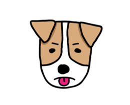 FIN of jack Russell terrir sticker #13145889