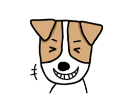 FIN of jack Russell terrir sticker #13145891