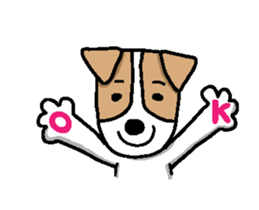 FIN of jack Russell terrir sticker #13145892