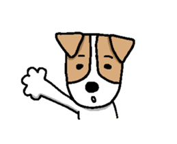 FIN of jack Russell terrir sticker #13145893