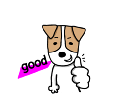 FIN of jack Russell terrir sticker #13145896