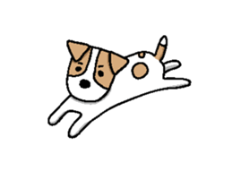FIN of jack Russell terrir sticker #13145899