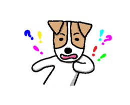 FIN of jack Russell terrir sticker #13145900