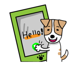 FIN of jack Russell terrir sticker #13145902