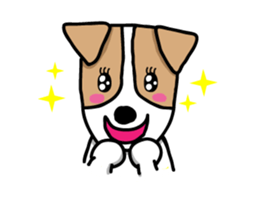 FIN of jack Russell terrir sticker #13145905