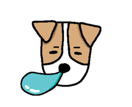 FIN of jack Russell terrir sticker #13145906