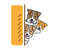 FIN of jack Russell terrir sticker #13145907