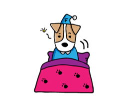 FIN of jack Russell terrir sticker #13145908