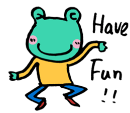 Let's froggy---Exclamation mark only2 sticker #13145976