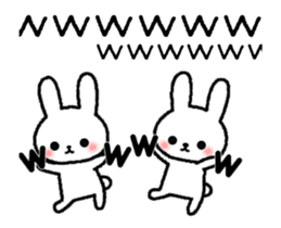 Frequently used message Rabbit 8 sticker #13146055