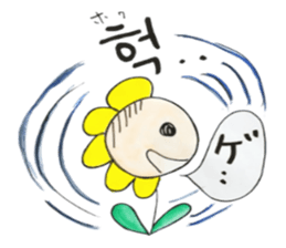 Korean-Japanese sunflower "tommy"~feel sticker #13146122
