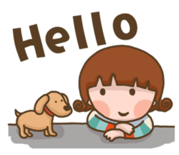 Puppy with me sticker #13146365