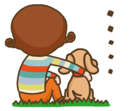 Puppy with me sticker #13146369