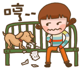 Puppy with me sticker #13146375